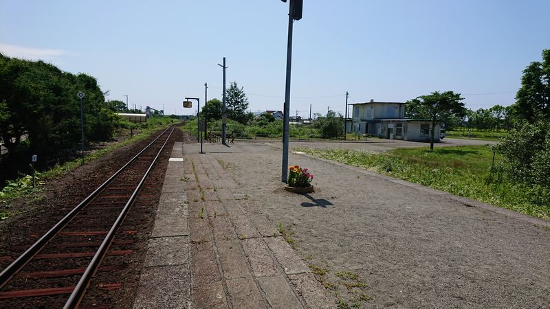 日高本線勇払駅